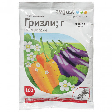 Инсектицид Гризли, от медведки, гранулы, Avgust