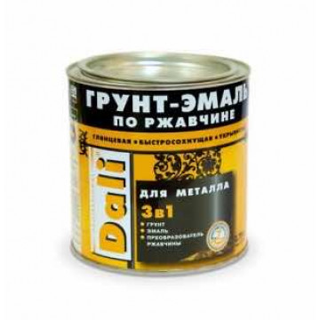 Грунт-эмаль по ржавчине 3 в 1 слоновая кость 2л DALI