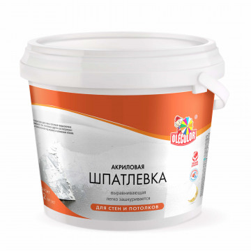 Шпаклевка акриловая для стен и потолков 3,5кг OLECOLOR