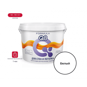 Краска акриловая моющаяся 13кг Formula Q8 купить во Владимире