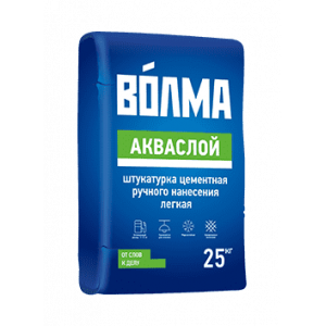 Штукатурка цементная Волма Акваслой 25кг купить во Владимире