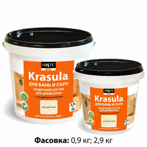 Краска для бань и саун 2,9л КРАСУЛА купить во Владимире