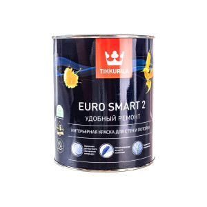 Краска интерьерная EURO SMART-2 0,9л ТИККУРИЛА купить во Владимире