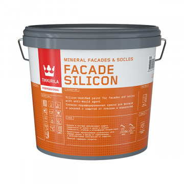 Краска FACADE SILICON акриловая для фасадов и цоколей 2,7л ТИККУРИЛА