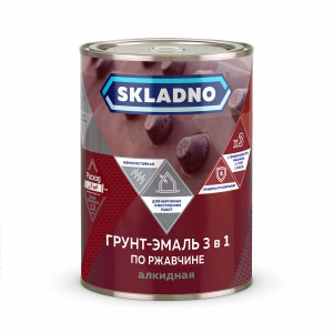 Грунт-эмаль 3 в 1 черная 1,8кг SKLADNO купить во Владимире