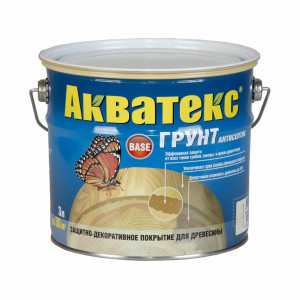 Акватекс грунт-антисептик 3л купить во Владимире