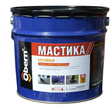 Мастика битумная универсальная 2кг OBERN