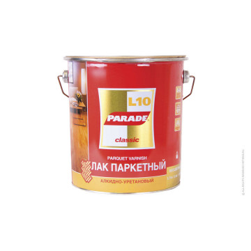 Лак паркетный алк/урет. L10 п/матовый 2,5л PARADE