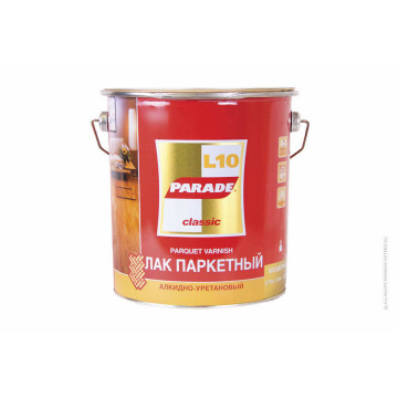 Лак паркетный алк/урет. L10 п/матовый 0,75л PARADE