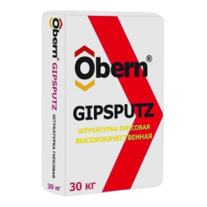 Штукатурка гипсовая GIPSPUTZ 30кг OBERN купить во Владимире