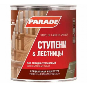Лак для ступеней лестниц п/матовый 0,75л PARADE купить во Владимире