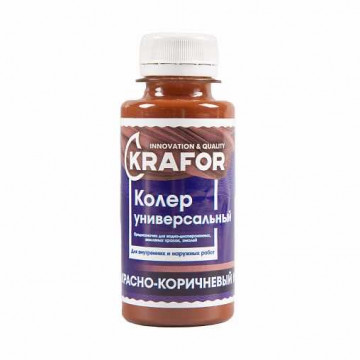 Колер №08 Красно-коричневый 100мл KRAFOR