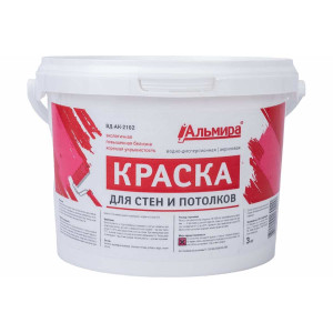 Краска для стен и потолков 3кг Альмира купить во Владимире