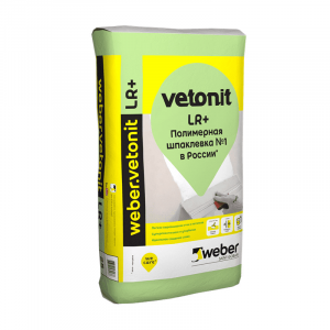 Шпаклевка полимерная VETONIT LR+ 22кг купить во Владимире