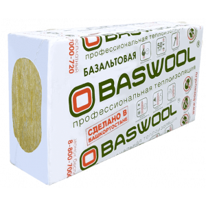 Утеплитель BASWOOL ЛАЙТ-45(НГ) 1200х600х100 (4,32м2) купить во Владимире