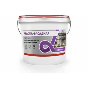 Краска фасадная 40кг Альфа купить во Владимире