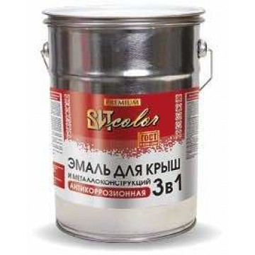 Эмаль для крыш 3в1 зеленая 5кг ВИТ