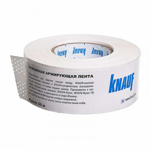 Лента бумажная для швов ГКЛ 50м KNAUF купить во Владимире