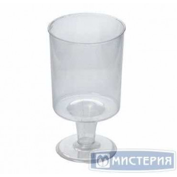 Рюмка 100 мл, прозр., ПС, 6 шт/упак "МИСТЕРИЯ" 288 шт/кор РОССИЯ 1002