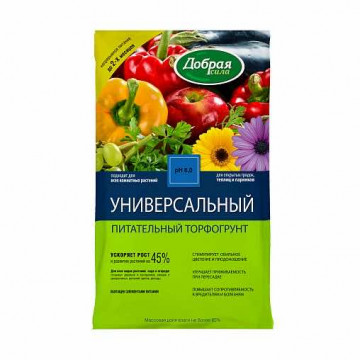 Грунт универсальный "добрая сила" 5 л (1/5)