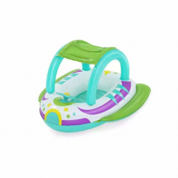 Игрушка для плавания 112х107 см, Bestway, Лодка Космический корабль, от 3 лет, 34149