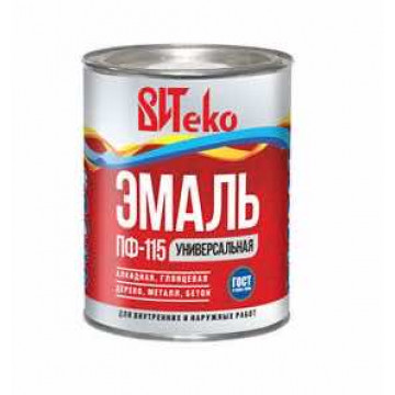 Эмаль ПФ-115 хаки 0,8кг ВИТЕКО