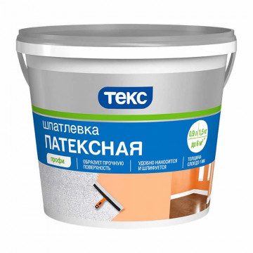 Шпаклевка латексная профи 5кг ТЕКС