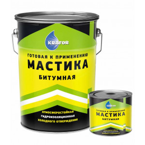 Мастика битумная 16кг KRAFOR купить во Владимире