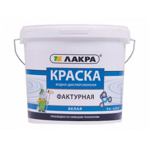 Краска фактурная 9кг Лакра купить во Владимире