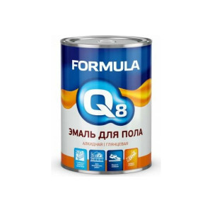 Эмаль ПФ-266 желто-коричневая 0,9кг FORMULA Q8 купить во Владимире