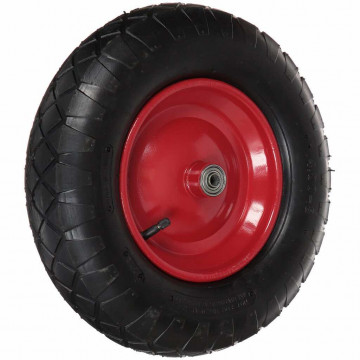 Колесо для тачки PR3001-12 16х4,00х8 38см (втулка D20 9см)  (для тачки 255673,251716,231413)
