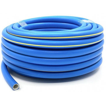Шланг поливочный ПВХ 1/2" 25м синий с желтой полосой Sunflex Soft