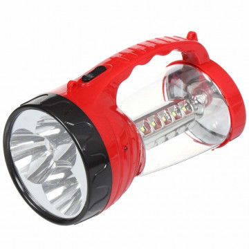 Фонарь ручной,встроенный аккум. 3+18 LED