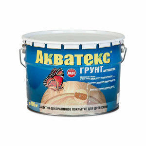 Акватекс грунт-антисептик 9л купить во Владимире