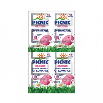 Пластины от комаров Picnic baby 10шт.