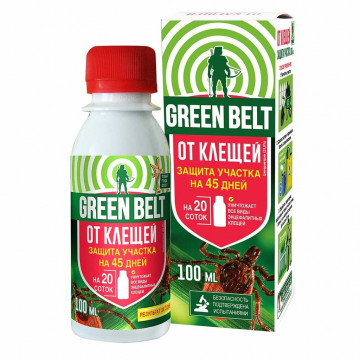 Инсектицид Защита участка на 45 дней, от клещей, жидкость, 100 мл, Green Belt