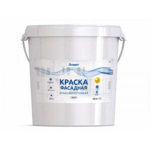 Краска фасадная для наруж. и внутр. работ белоснежная F311 45кг Оптимист купить во Владимире