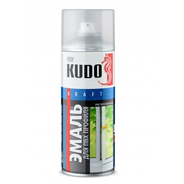 Эмаль (аэрозоль) KU-6101 белая 520мл KUDO