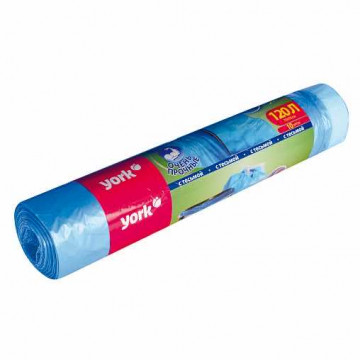 Мешки для мусора с тесьмой 120л 10шт. YORK
