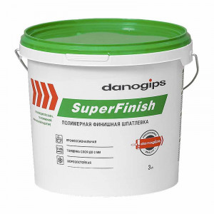 Шпаклевка готовая Суперфиниш 5кг DANOGIPS купить во Владимире