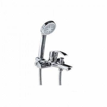 Смеситель для ванны DORON DB 2252-12L шаровый, хром, излив короткий, лейка 1 режим