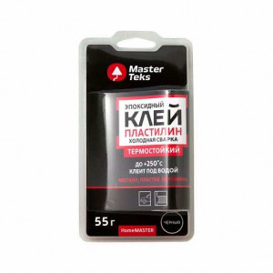 Холодная сварка термостойкая черная 55г MASTERTEKS купить во Владимире