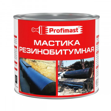 Мастика резино-битумная 1,8кг PROFIMAST