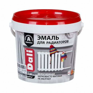 Эмаль акриловая для радиаторов 1кг DALI