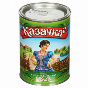 Краска МА-15 желтая 0,9кг Казачка купить во Владимире