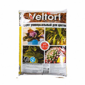 Грунт для цветов универсальный 25 л (1) "veltorf"