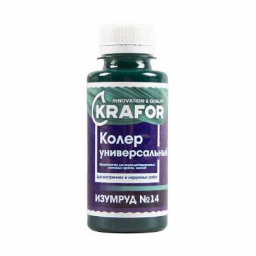 Колер №14 Изумруд 100мл KRAFOR
