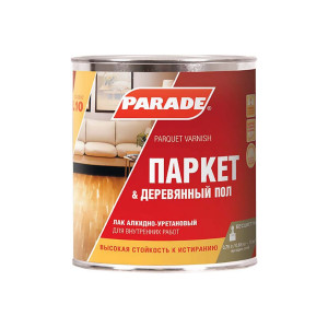 Лак паркетный алк/урет. L10 матовый 0,75л PARADE купить во Владимире