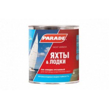 Лак яхтный алк/урет. п/матовый 2,5л PARADE