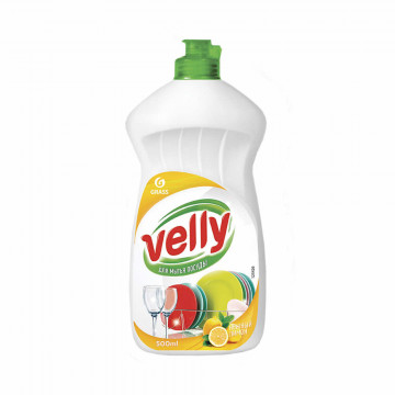 Средство для мытья посуды лимон 0,5л VELLY